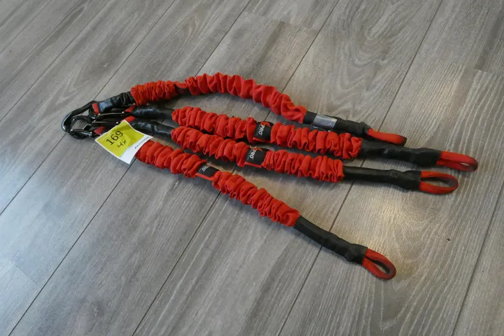 4x 4D Pro Expander-Bänder (ReAction Trainer), rot/schwarz